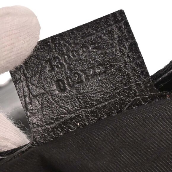 Gucci Black Canvas GG Handbag - Picture 10 of 10